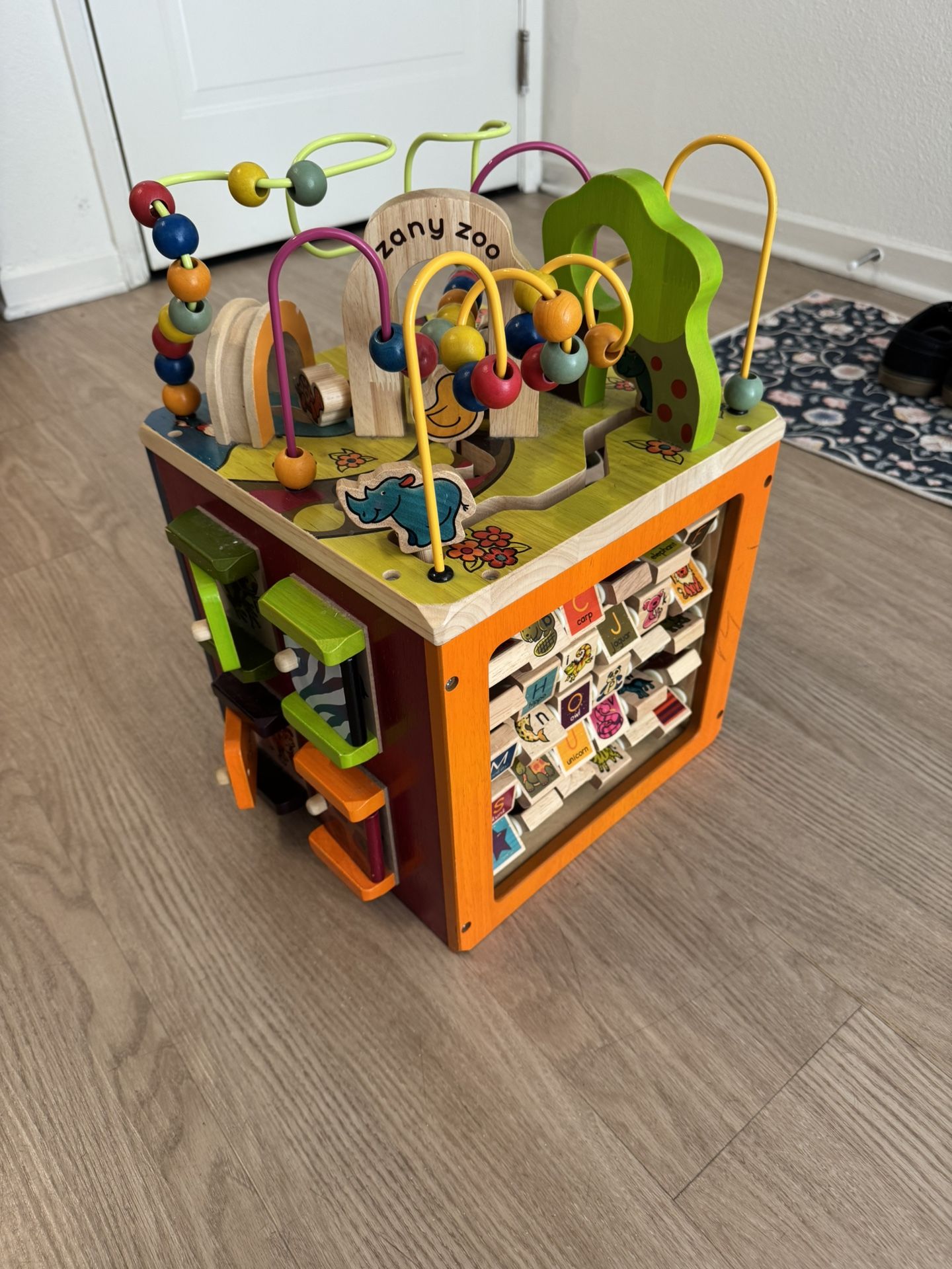 Wooden Activity Cube 
