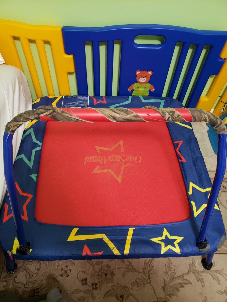 Kids Trampoline, One Step Ahead, Great for Kids 2+