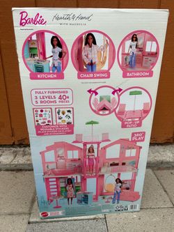 Barbie townhouse play set