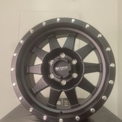 (4) 17x8.5 METHOD MR301 FLAT BLACK RIMS ONLY (6X139.7)