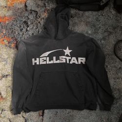Hellstar Basic Logo Hoodie Black - Authentic