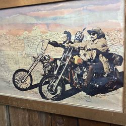 Easy Rider Poster Framed 