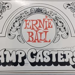 Ernie Ball Amp Casters Deluxe Pop-in Socket
Set of 4, pop-out socket mount. 2" diameter x 7/8". New In Box