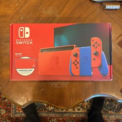 Nintendo Switch Mario Edition With Carrying Case