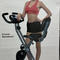 Foldable Exercise Bike W/Monitor