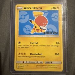 Ash’s Pikachu Promo SM114