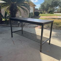 Wood & Metal Coffee Table