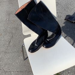 Black boots only worn once good condition