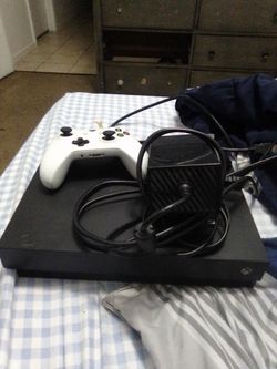 Xbox One X Console with Controller and Cables