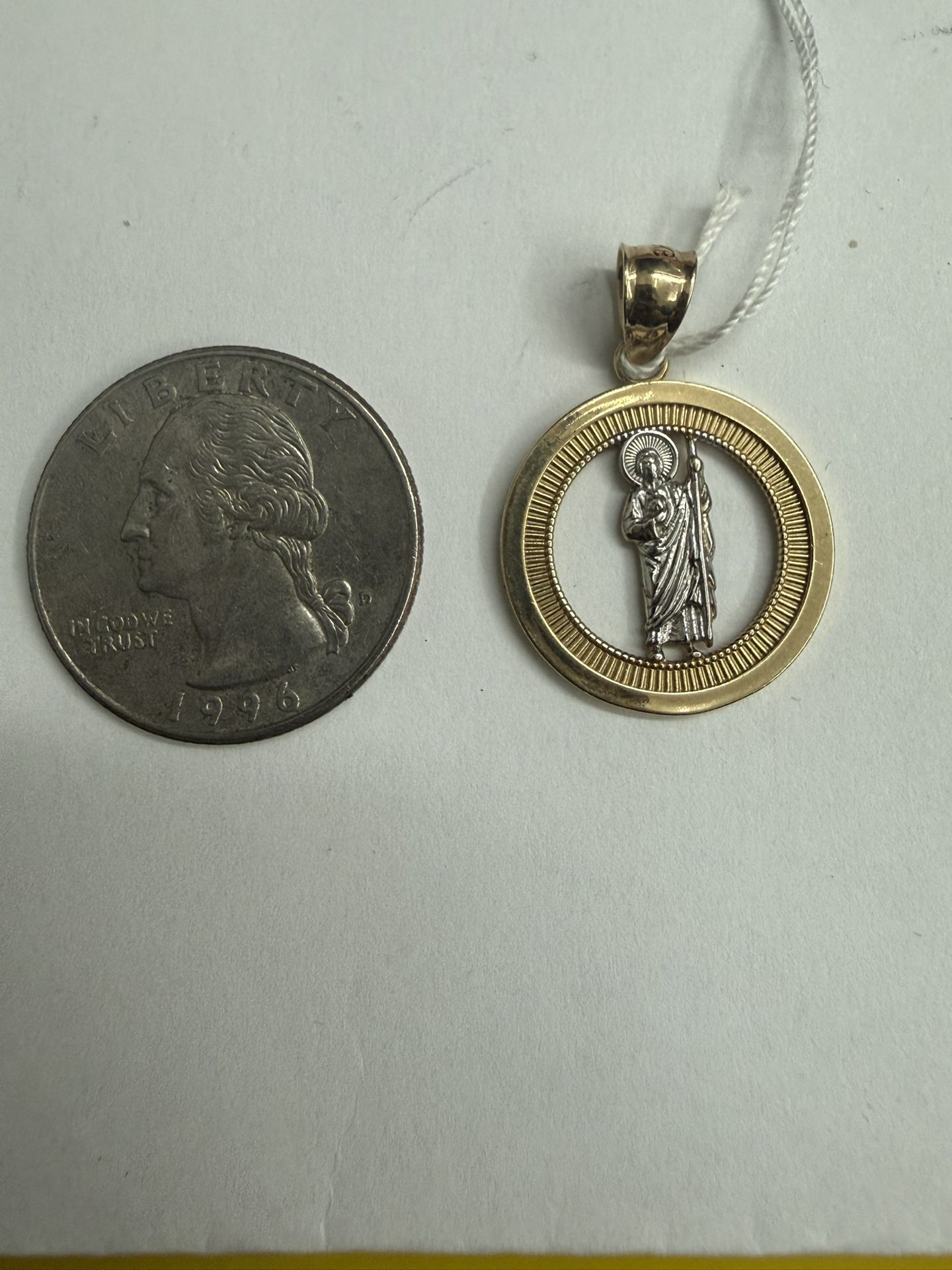 14k Saint Lazaro Charm