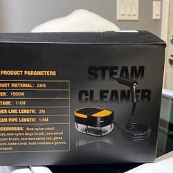 Gautye Steam Cleaner, 3-Level Adjustable Handle, 15s Heat-Up, 1.69 Quarts Tank, Portable Steamer for Cleaning with 15 pcs Accessories, Steam Cleaner f