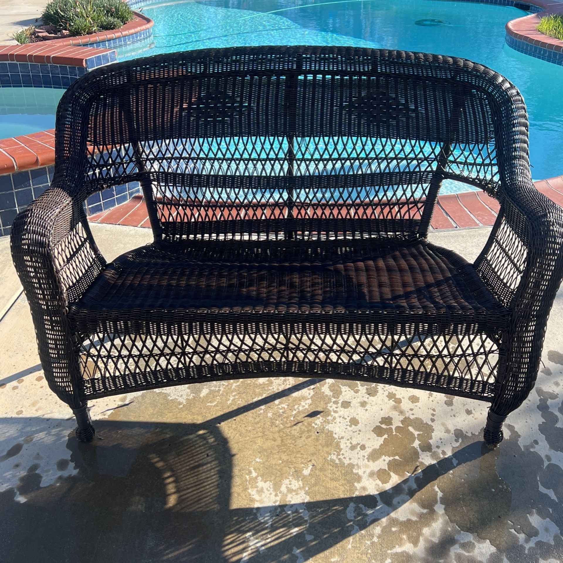 Two Outdoor Love Seats