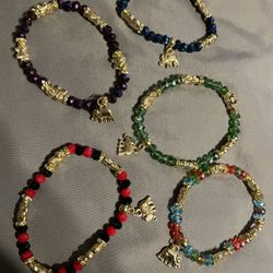 Elephant 🐘 Charm Bead Bracelets 