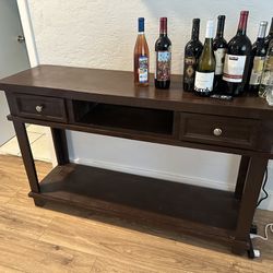 Brown Credenza / Bar / Tv Stand 