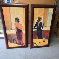 Two Large Bar Prints, Sold Together