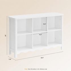 Storage Organizer Shelf, Bookshelf and Toy Storage Organizer Small Book Shelf for Child, Display Cabinet Bookcase for Kids Rooms, Living Room, Study R