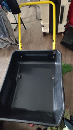 Gorilla 2-Wheel Poly Garden Dump Cart 4 cu ft 300 lbs