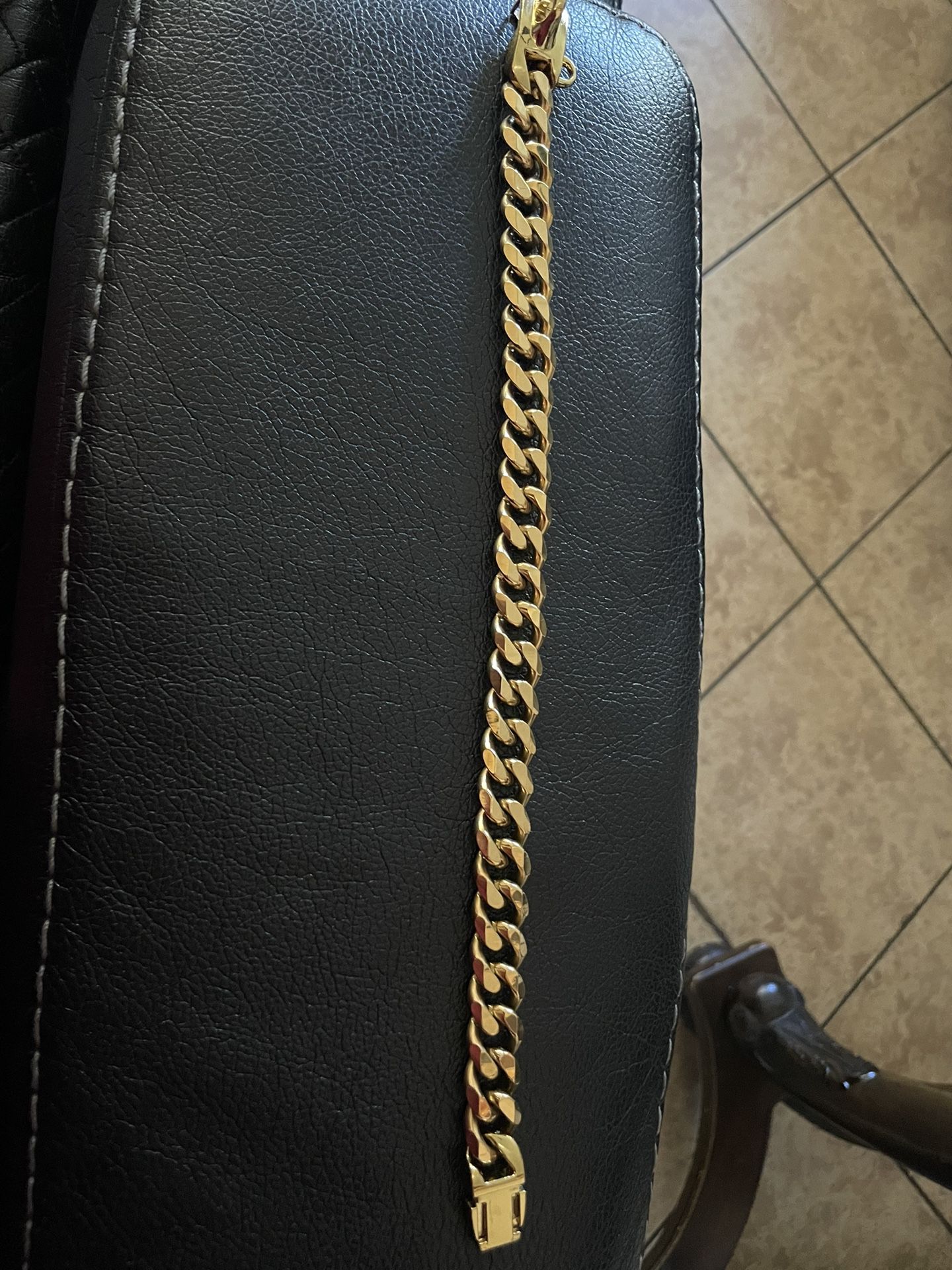 18k Gold Plated Dog Chain