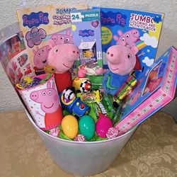 PEPPA PIG EASTER BASKET. ( PICK UP IN MODESTO)