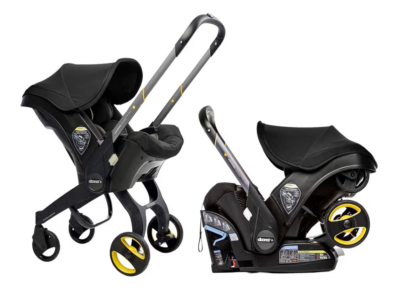 Doona Car Seat & Stroller, Nitro Black - All-in-One Travel System
