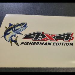 4x4 Fisherman Edition Decal