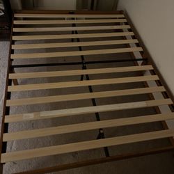 Wood Bed Frame Queen Size