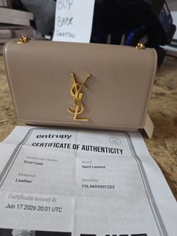 Saint Laurent YSL Leather Crossbody Bag