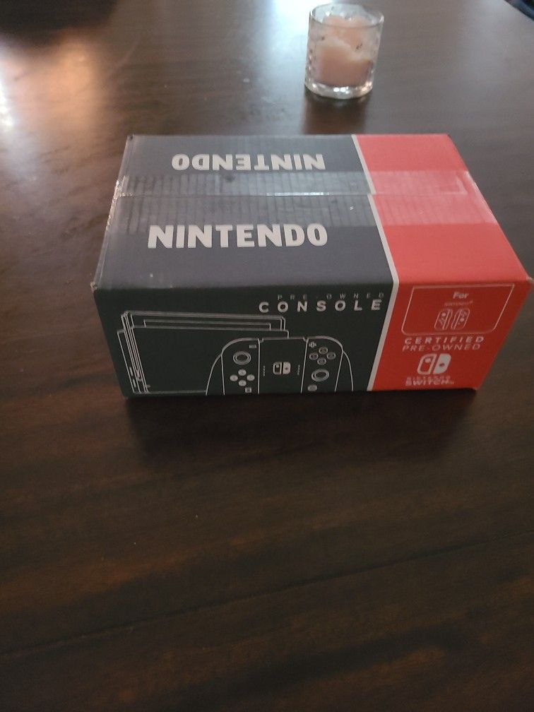 Nintendo switch, refurbished from game stop. unopened.