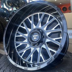 20x12 Fittipaldi Gloss black milled  Available in 6x139, 6x135,  8x170, 8x165,  $1099 For the set