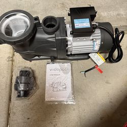 Vidapool SPR200-HV 2.0 HP Pool Pump 8120 GPH 220V Self-Priming for In/Above pool motor