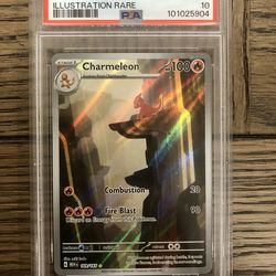 2023 POKEMON MEW EN-151 ILLUSTRATION RARE #169 CHARMELEON PSA 10