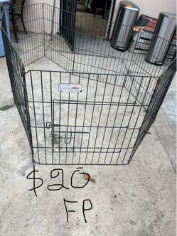 Metal Wire Pet enclosed playground area crates and carriers