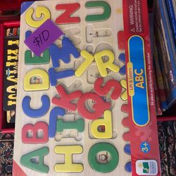 New wooden alphabet puzzle