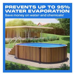 Yankee solar pool cover heater Oval extra large 21x41 can cut to size