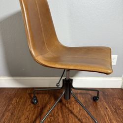 West elm Leather Desk Chair 