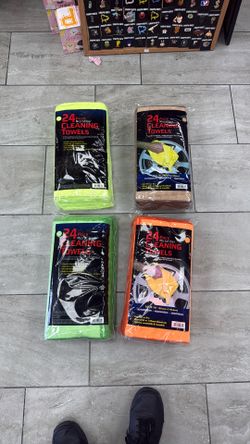 Microfiber towels $12 each 24 pack x