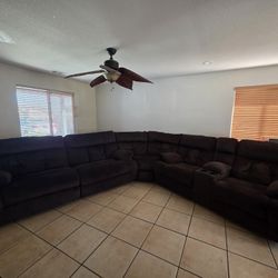 Power Reclining Sofa And Loveseat Set