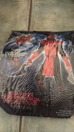 Ninja Fury Red Viper Child Costume Size M (7-8)