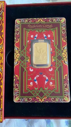 5g Arabian Camel Gold Bar Collectible