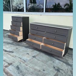 5 and 8 drawers dresser/ Five and eight drawers dresser