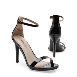 Black High Heel Sandal