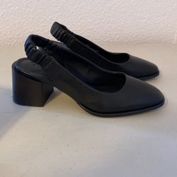 New Black Leather Shoes 