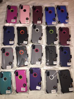 Case with clip for iPhone X, iPhone 7plus & 8plus