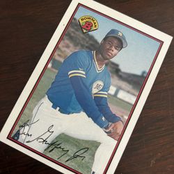 Ken Griffey Junior Autographed Baseball Card