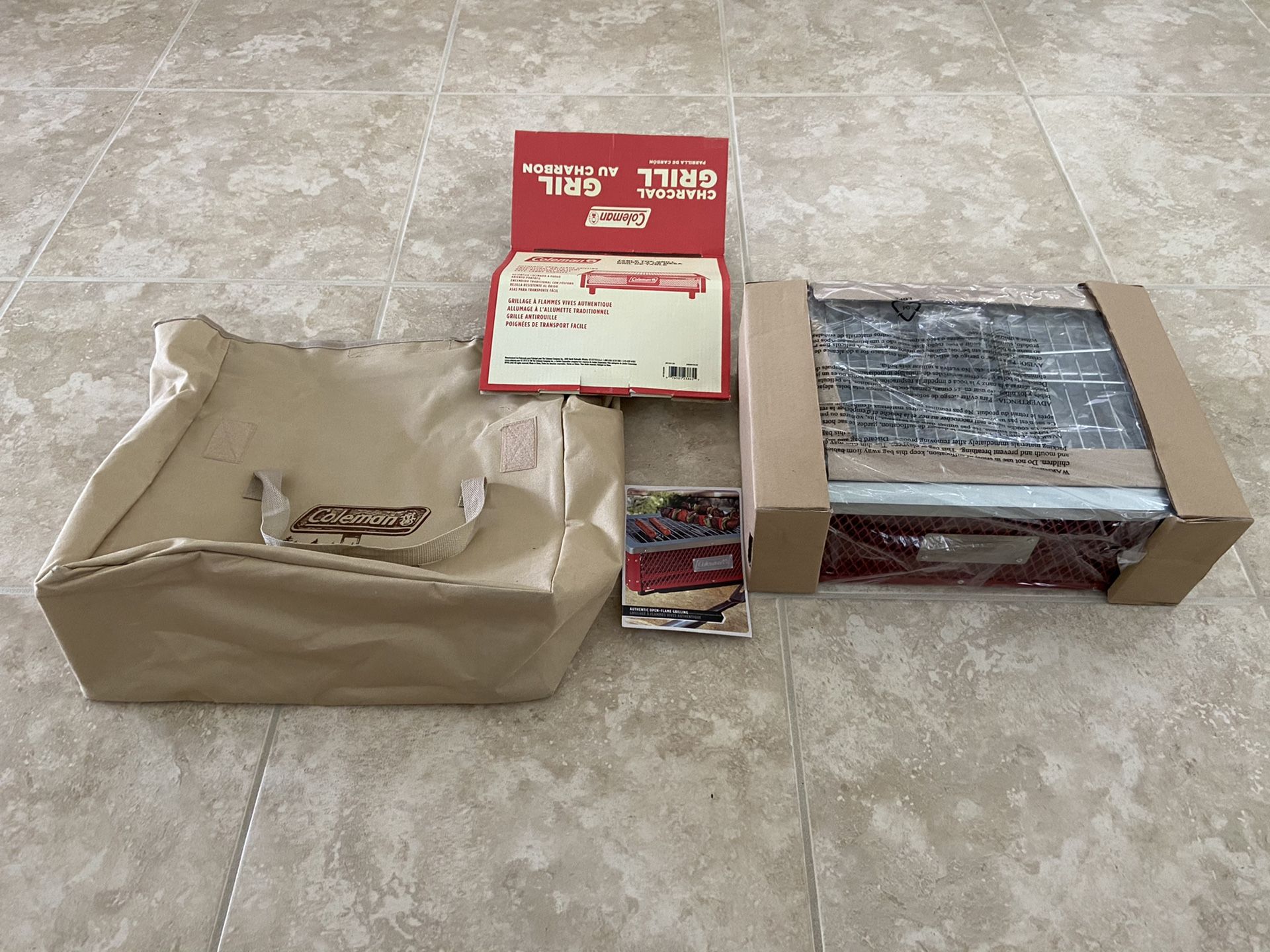 Coleman charcoal grill