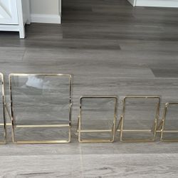 Assortment of Gold frames 
