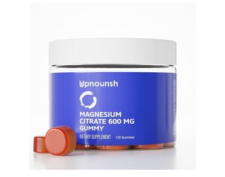 UpNourish Magnesium Gummies for Adults & Kids Magnesium Citrate Gummies 600mg, Calm Supplement for Muscle Relaxation, Bone and Digestive Health, Citra