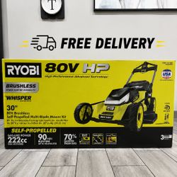 RYOBI 80v Self Propelled Mower 