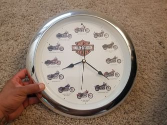 Harley Davidson Clock!!!////