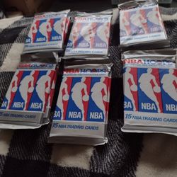 Basketball 15 Card Packs Qty 12 Packs 1990 NBA  Hoops Series 1 Cash Porch Pickup Redmond 